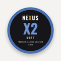 NEXUS X2 Soft cue tip tin lid with mid blue rim