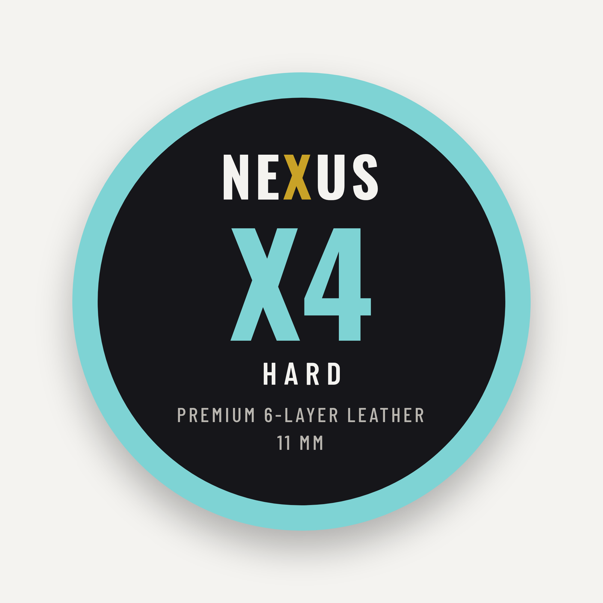 NEXUS X4 Hard cue tip tin lid with pale aqua rim